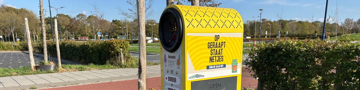 Gele statiegeldbak